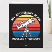 My Retiret Plan Involves A Telescope カード (裏面)