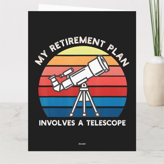 My Retiret Plan Involves A Telescope カード (裏面)