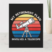 My Retiret Plan Involves A Telescope カード (正面)