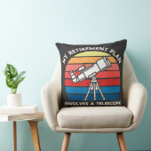 My Retiret Plan Involves A Telescope クッション (椅子)