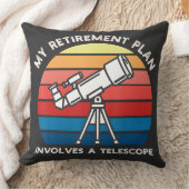 My Retiret Plan Involves A Telescope クッション (ブランケット)