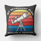 My Retiret Plan Involves A Telescope クッション (裏面)
