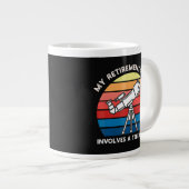 My Retiret Plan Involves A Telescope ジャンボコーヒーマグカップ (正面右)