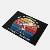 My Retiret Plan Involves A Telescope ドアマット (アングル)