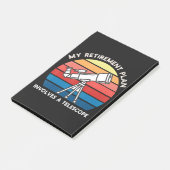 My Retiret Plan Involves A Telescope ポストイット (アングル)