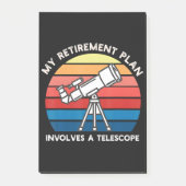 My Retiret Plan Involves A Telescope ポストイット (正面)