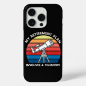 My Retiret Plan Involves A Telescope Case-Mate iPhoneケース (裏面)