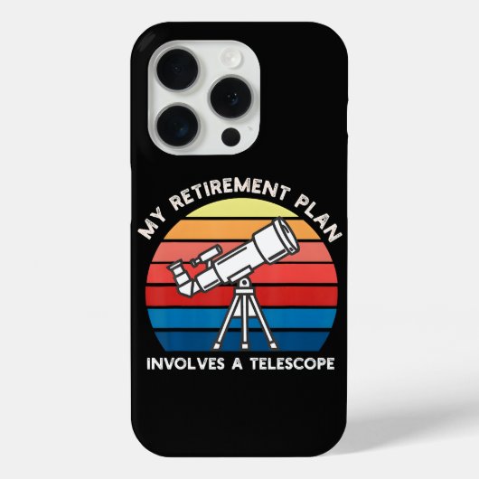 My Retiret Plan Involves A Telescope Case-Mate iPhoneケース (裏面)