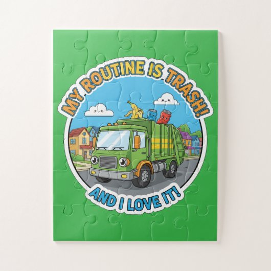 My Routine Is Trash! And I Love It! ジグソーパズル (縦)