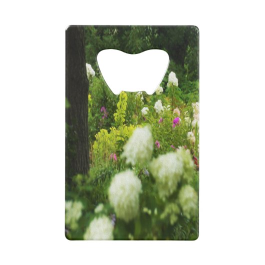 My Rubio Gardenのライムライトアジサイ クレジットカード栓抜き (正面)