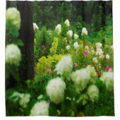 My Rubio Gardenのライムライトアジサイ シャワーカーテン (正面)