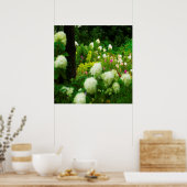 My Rubio Gardenのライムライトアジサイ ポスター (キッチン)