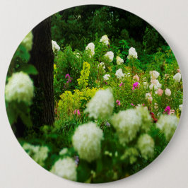 My Rubio Gardenのライムライトアジサイ 缶バッジ