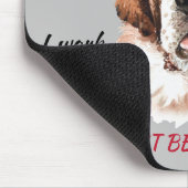 My Saint Bernardの作業懸命 マウスパッド (コーナー)