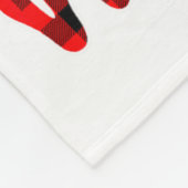 My Schnauzer Is My Valentine Two Dogs With Gnome P フリースブランケット (角)