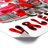 My Schnauzer Is My Valentine Two Dogs With Gnome P ポスター (角)