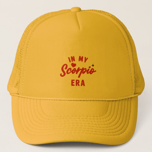 my scorpio era hat , Scorpio birthday gift キャップ (正面)