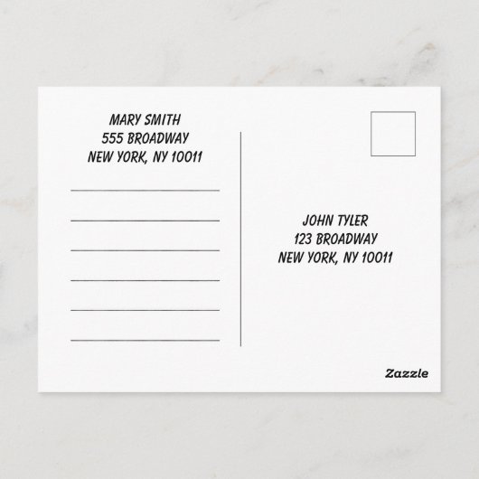 My Scrapbook  ポストカード (裏面)