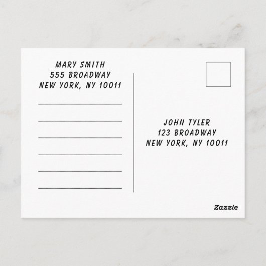 My Scrapbook ポストカード (裏面)