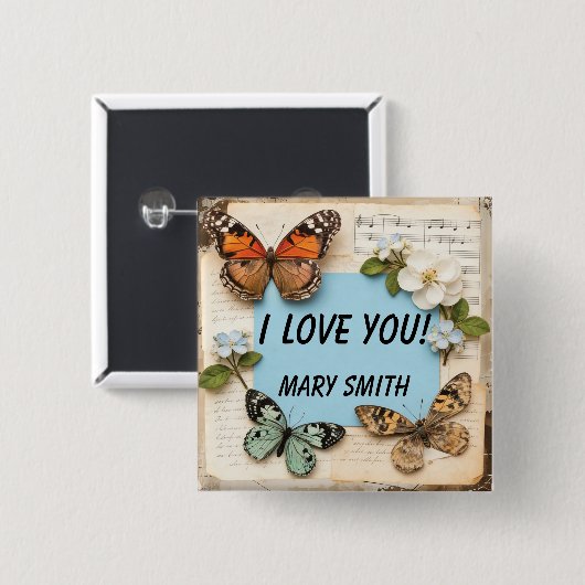 My Scrapbook  缶バッジ (正面&裏面)