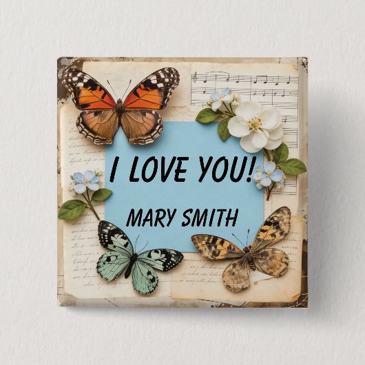 My Scrapbook  缶バッジ (正面)