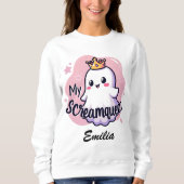 My Screamqueen Halloween Sweatshirt for Girl スウェットシャツ (正面)
