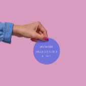 My Sheep Hear My Voice Bible Verse Sticker ラウンドシール