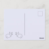 My Sheep Hear My Voice Christian Postcard ポストカード (裏面)