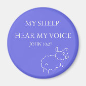 My Sheep Hear My Voice Magnet マグネット (正面)