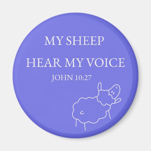 My Sheep Hear My Voice Magnet マグネット (正面)