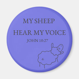 My Sheep Hear My Voice Scripture Magnet マグネット