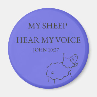 My Sheep Hear My Voice Scripture Magnet マグネット