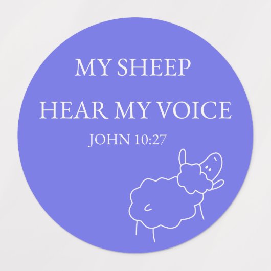 My Sheep Hear My Voice Sticker Set ラベル (デザイン1)