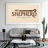 MY SHEPHERD – ウォームクリーム | 詩篇23:1 ウォールアート