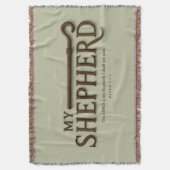 MY SHEPHERD | ソフトセージ | 詩篇23:1スロー スローブランケット (正面縦)