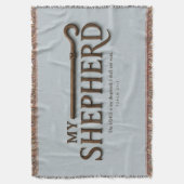 MY SHEPHERD | ミストブルー | 詩篇23:1 スローブランケット (正面縦)