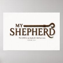 MY SHEPHERD – 無垢の白 | 詩篇23:1 ウォールアート