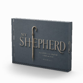 MY SHEPHERD | 詩篇23:1 キリスト教 フォトブロック
