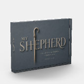 MY SHEPHERD | 詩篇23:1 キリスト教 フォトブロック (左)