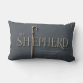 MY SHEPHERD | 詩篇23:1 キリスト教 ランバークッション (裏面)