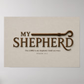 MY SHEPHERD – Soft Stone | 詩篇23:1 ウォールアート (正面)
