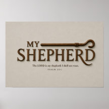 MY SHEPHERD – Soft Stone | 詩篇23:1 ウォールアート
