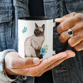 My Siamese Cat Mugの作業懸命 マグカップ