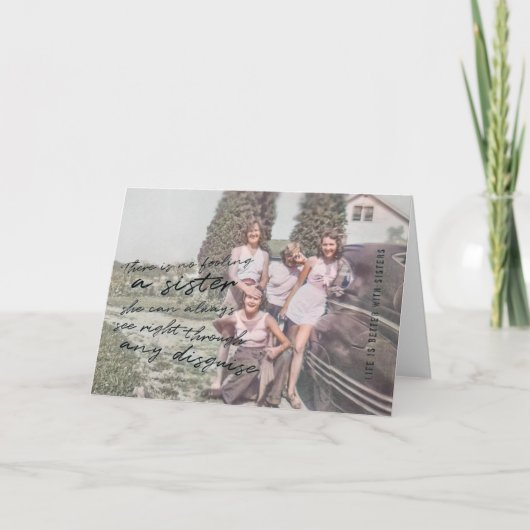 MY SISTER Greeting Card サンキューカード (正面)