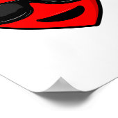 My Sister Is My Valentine Heart Sungles Boy Girl  ポスター (角)