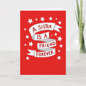 My Sister My Forever Friend Card カード (正面)