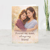 My Sister My Friend Greeting Card カード (正面)