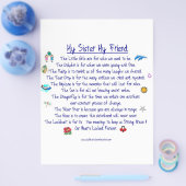 MY SISTER My Friend posal with graphics チラシ (シングル)