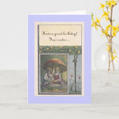 My sister's birthday card カード (黄色い花)