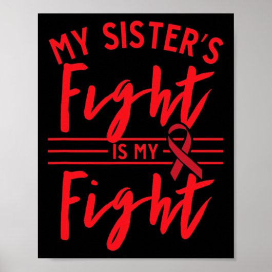 My Sister's Fight Is My Fight Blood Cancer Awarene ポスター (正面)